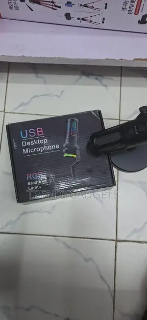 Usb Desktop Microphone RGB Breath Light for Gaming Setup