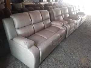 Brown Semi Recliner Seat