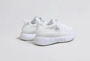 White Sporty Unisex Kids Sneakers Size 25 to 35