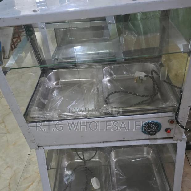 Commercial Double Tray Food Warmer Display