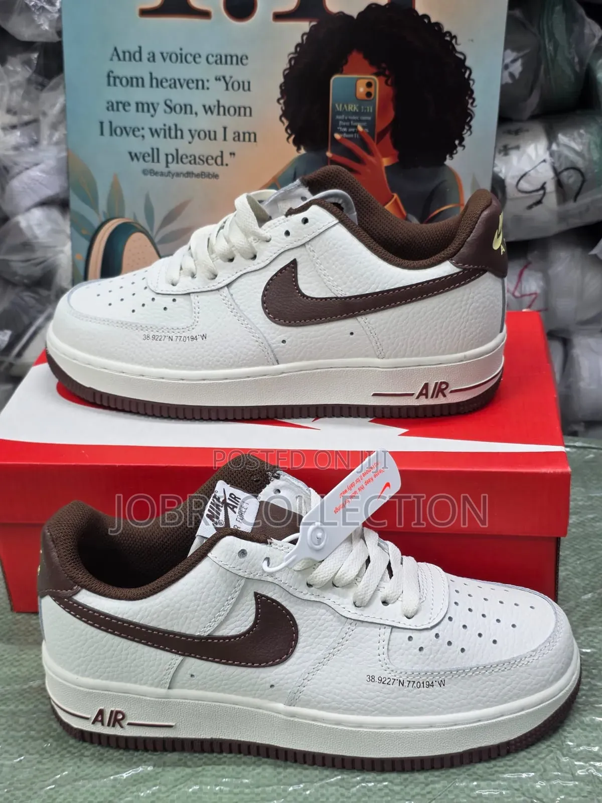 Nike Airforce One White Chocolate Sneakers