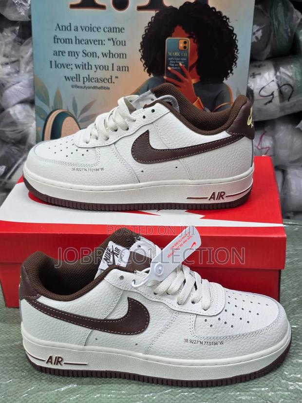 Nike Airforce One White Chocolate Sneakers - thumbnail 2