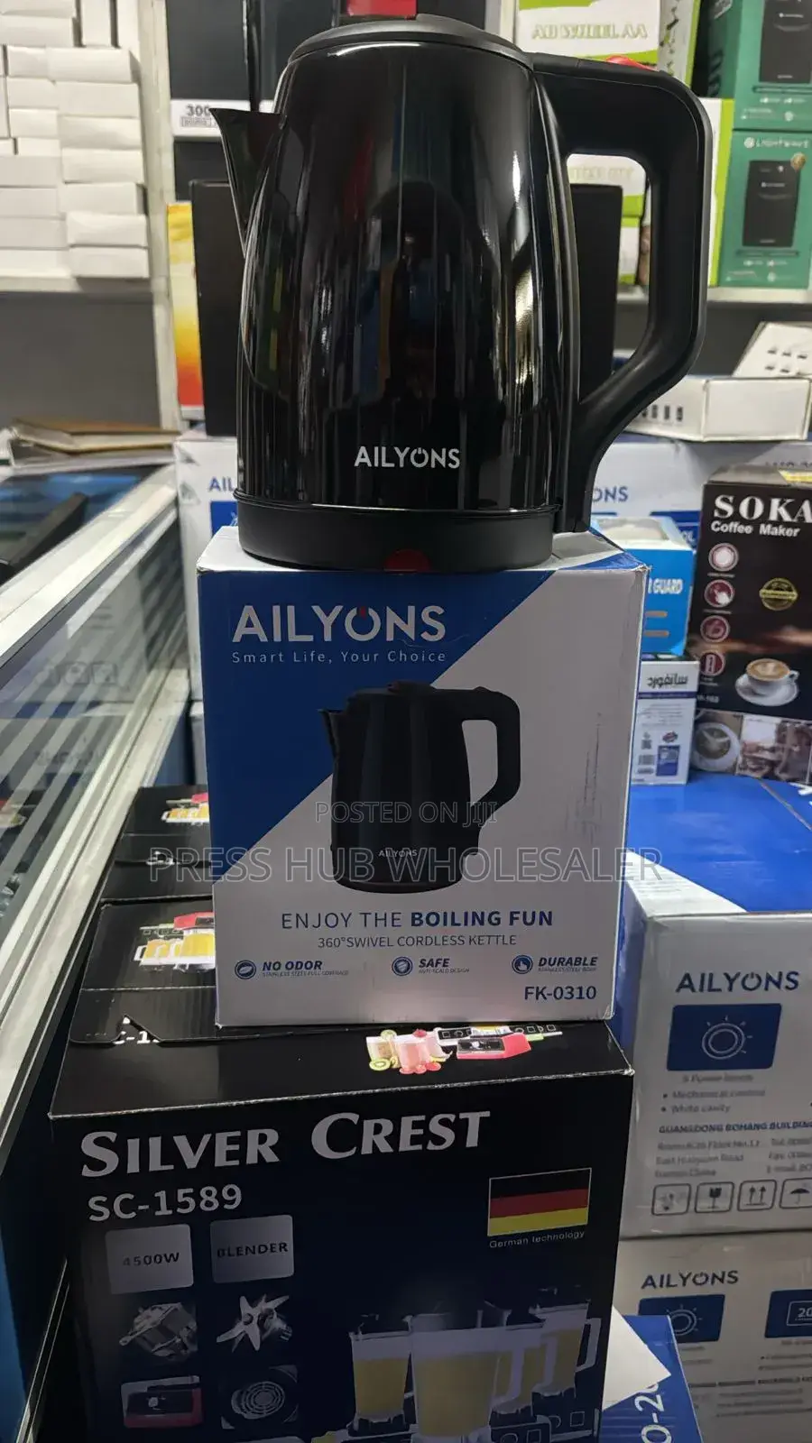 Ailyons 2.2l Cordless Electric Kettle