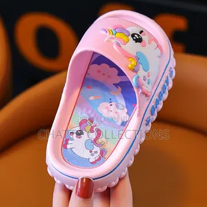 Girl's Slides Size: 26-37 Shades: Pink and Purple