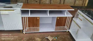 Brown White Tv Stand