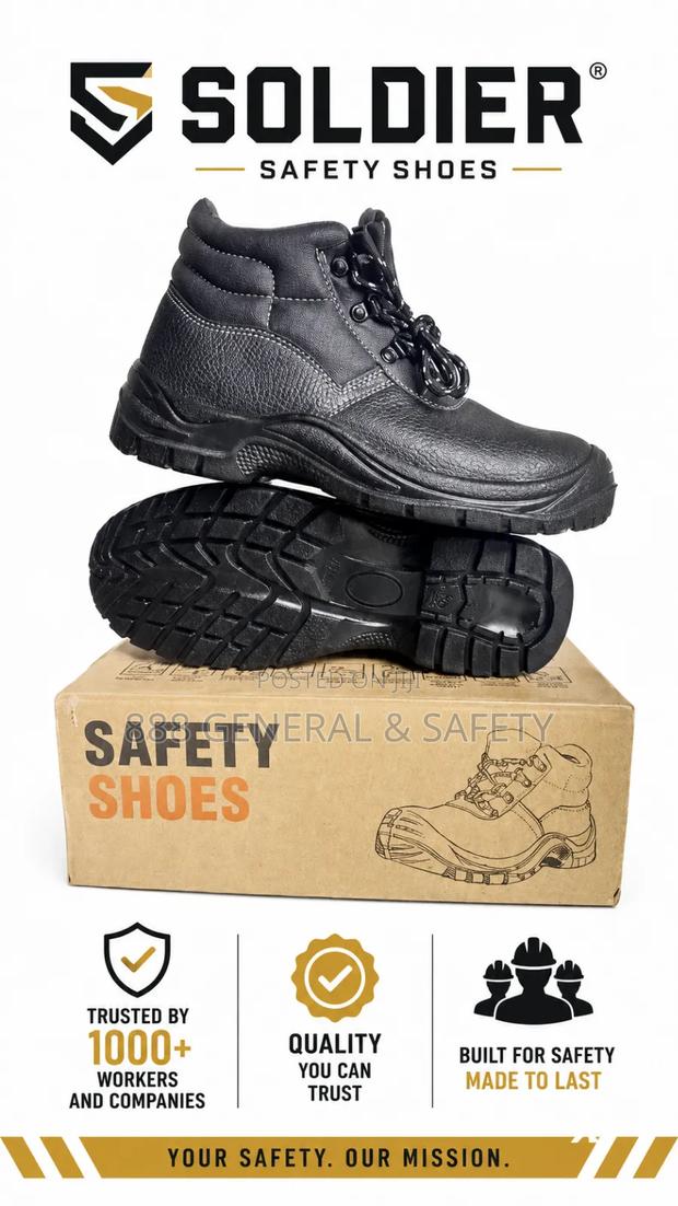Safety Boots ( Soldier Safety Boots ) Size 38-46