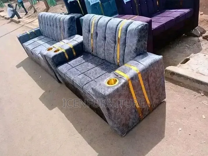 Modern Grey Fabric Sofa