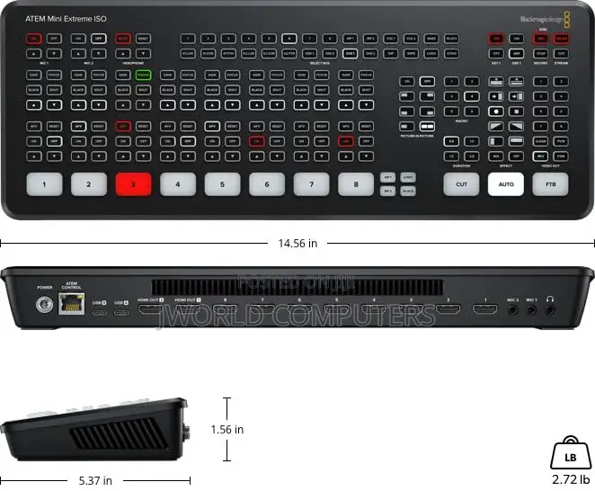 Blackmagic Atem Mini Extreme Iso