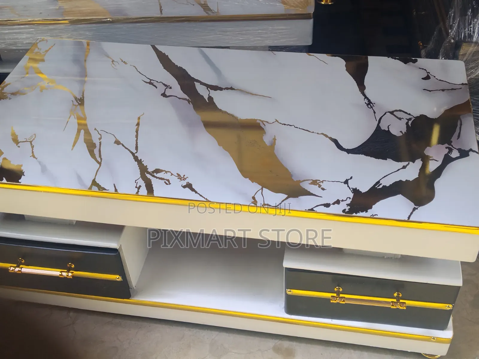 Milano White Marble Center Table