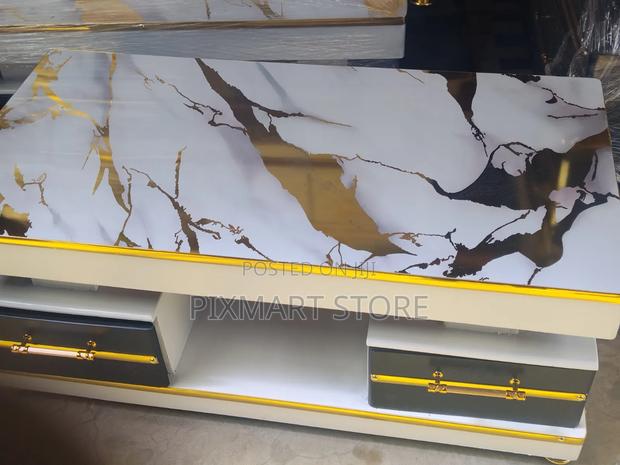 Milano White Marble Center Table