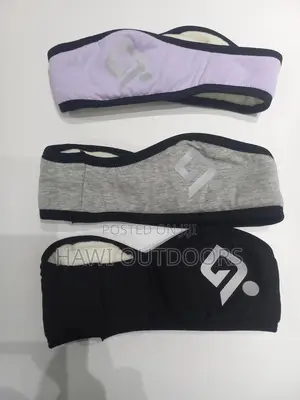 Headstrap With Ear Warmer and White Inner Lining