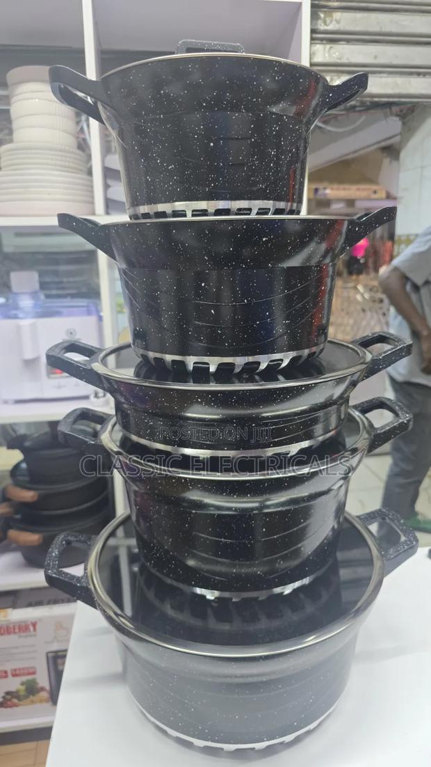 Bosch 10pcs Granite Cookware Set at Sh6599.
