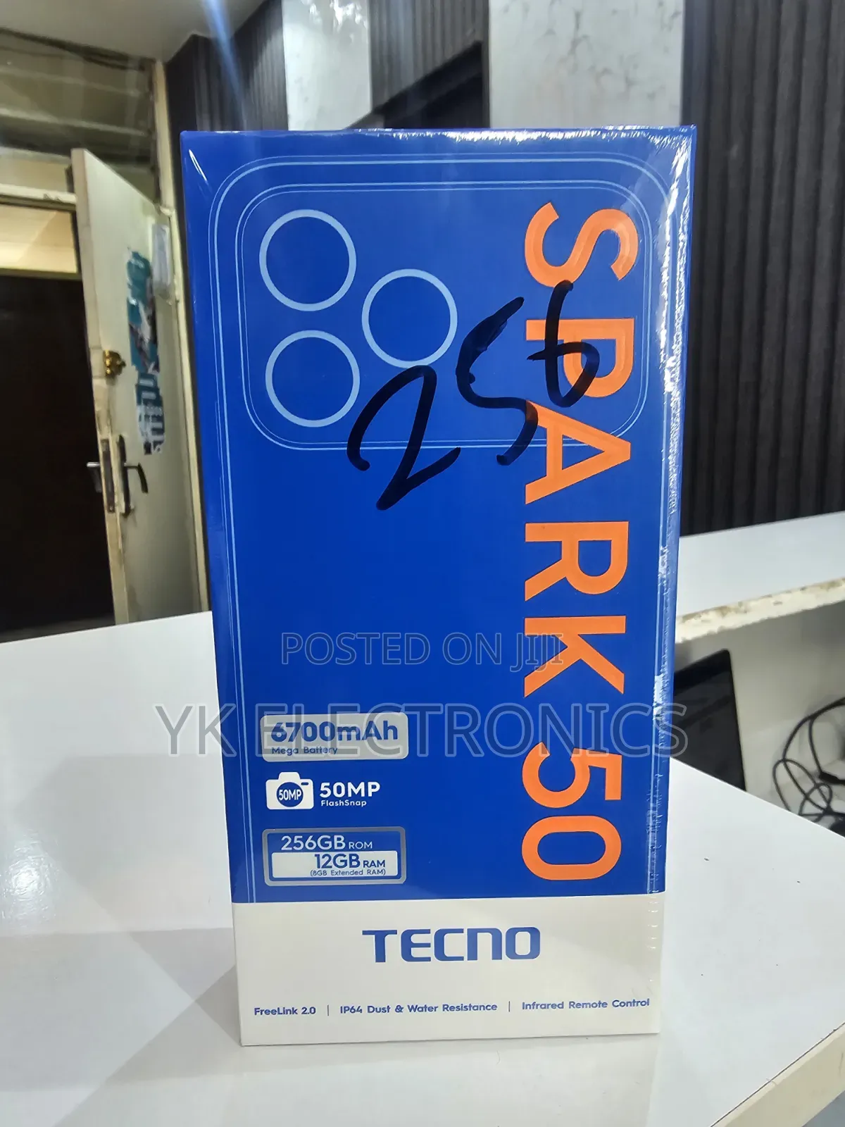 New Tecno Spark 50 128 GB Black