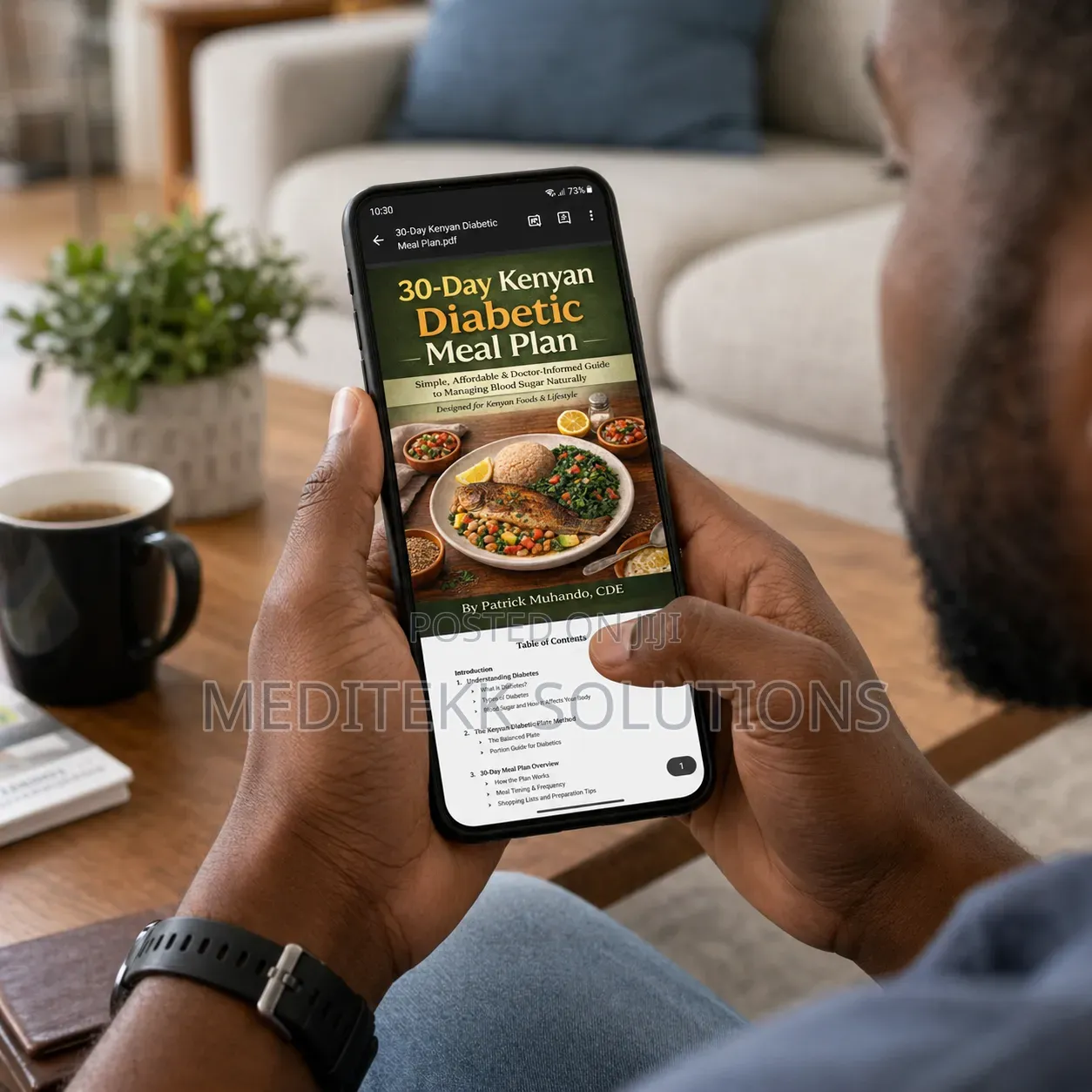 30-Day Kenyan Diabetic Meal Plan (Instant Pdf)- Control Blood Sugar