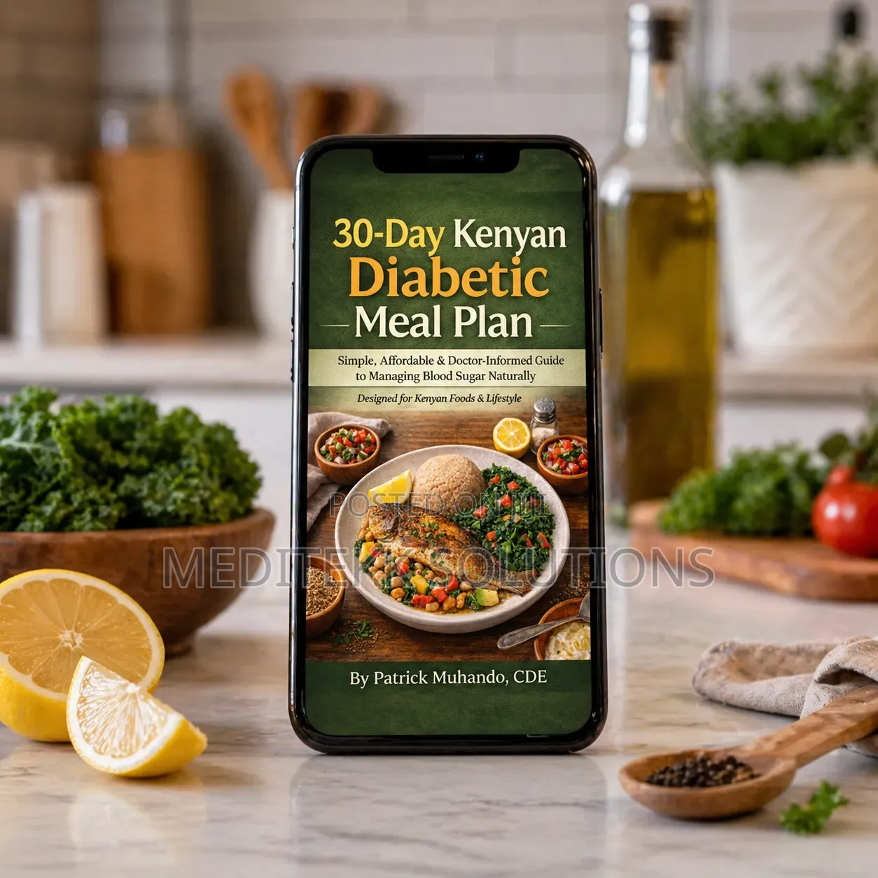 30-Day Kenyan Diabetic Meal Plan (Instant Pdf)- Control Blood Sugar