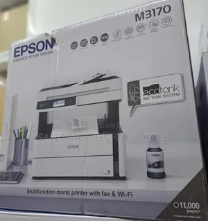 Genuine Epson Ecotank Monochrome M3170 All-in-One Duplex Printer