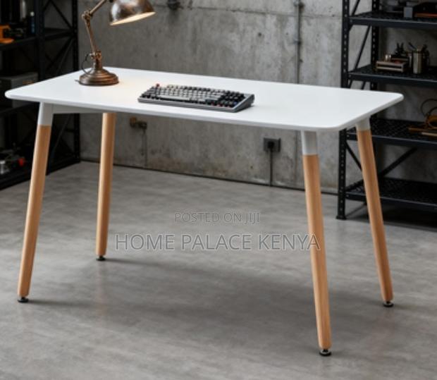 Dining Table: Nordic Dining Table With MDF Top - thumbnail 5