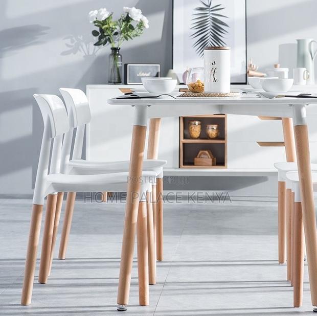Dining Table: Nordic Dining Table With MDF Top - thumbnail 9