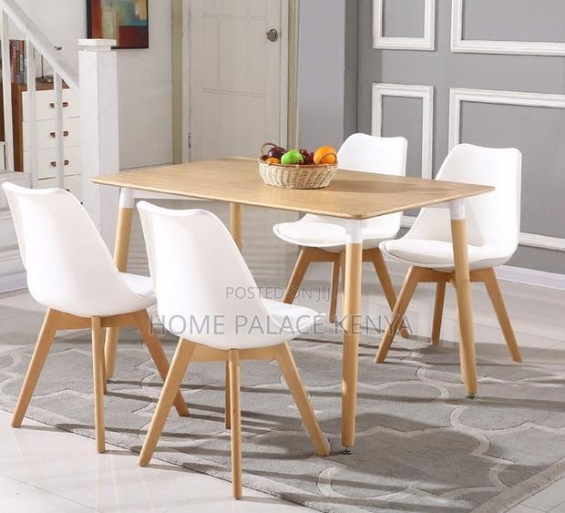 Dining Table: Nordic Dining Table With MDF Top - thumbnail 10