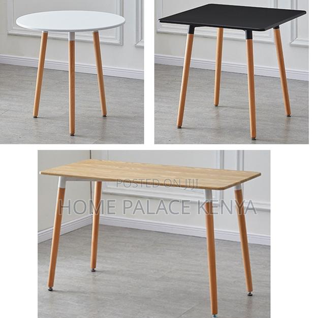 Dining Table: Nordic Dining Table With MDF Top - thumbnail 13
