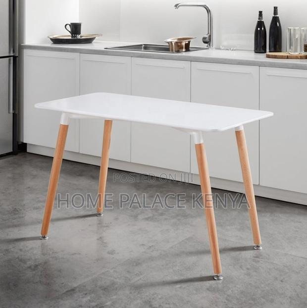 Dining Table: Nordic Dining Table With MDF Top - thumbnail 15