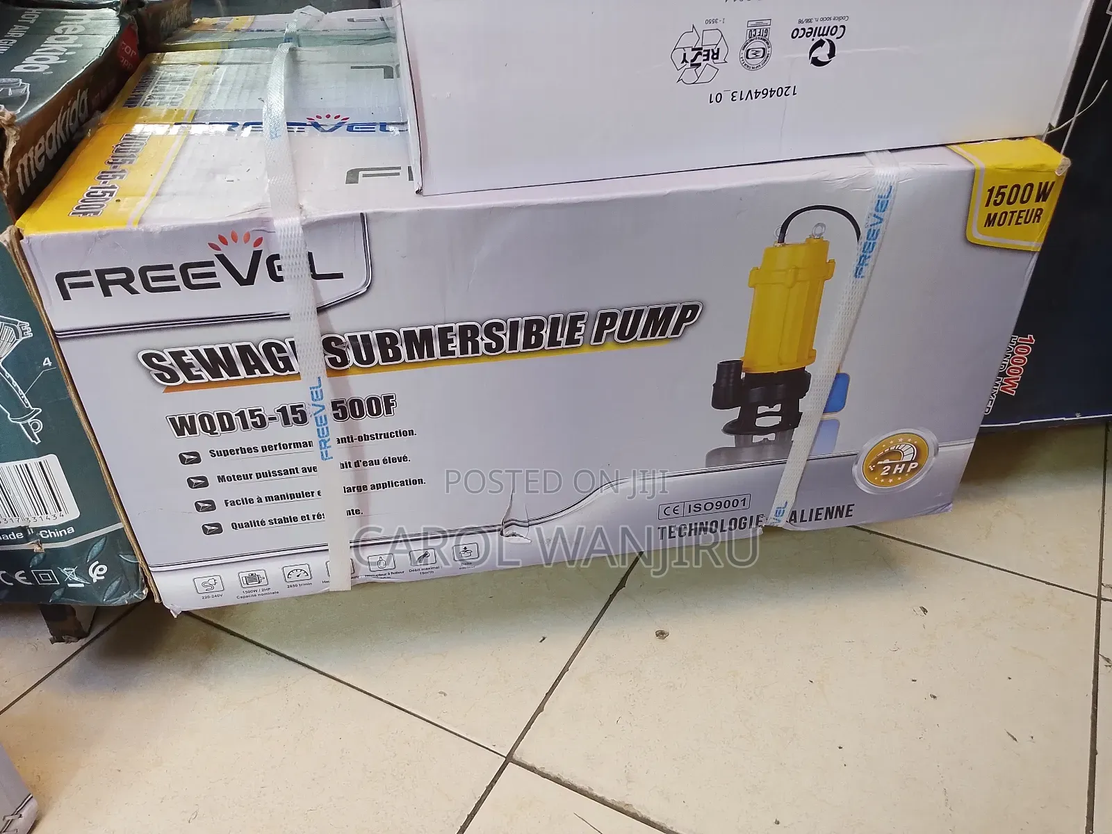 2hp Sewage Submersible Water Pump/Sewage Submersible Pump