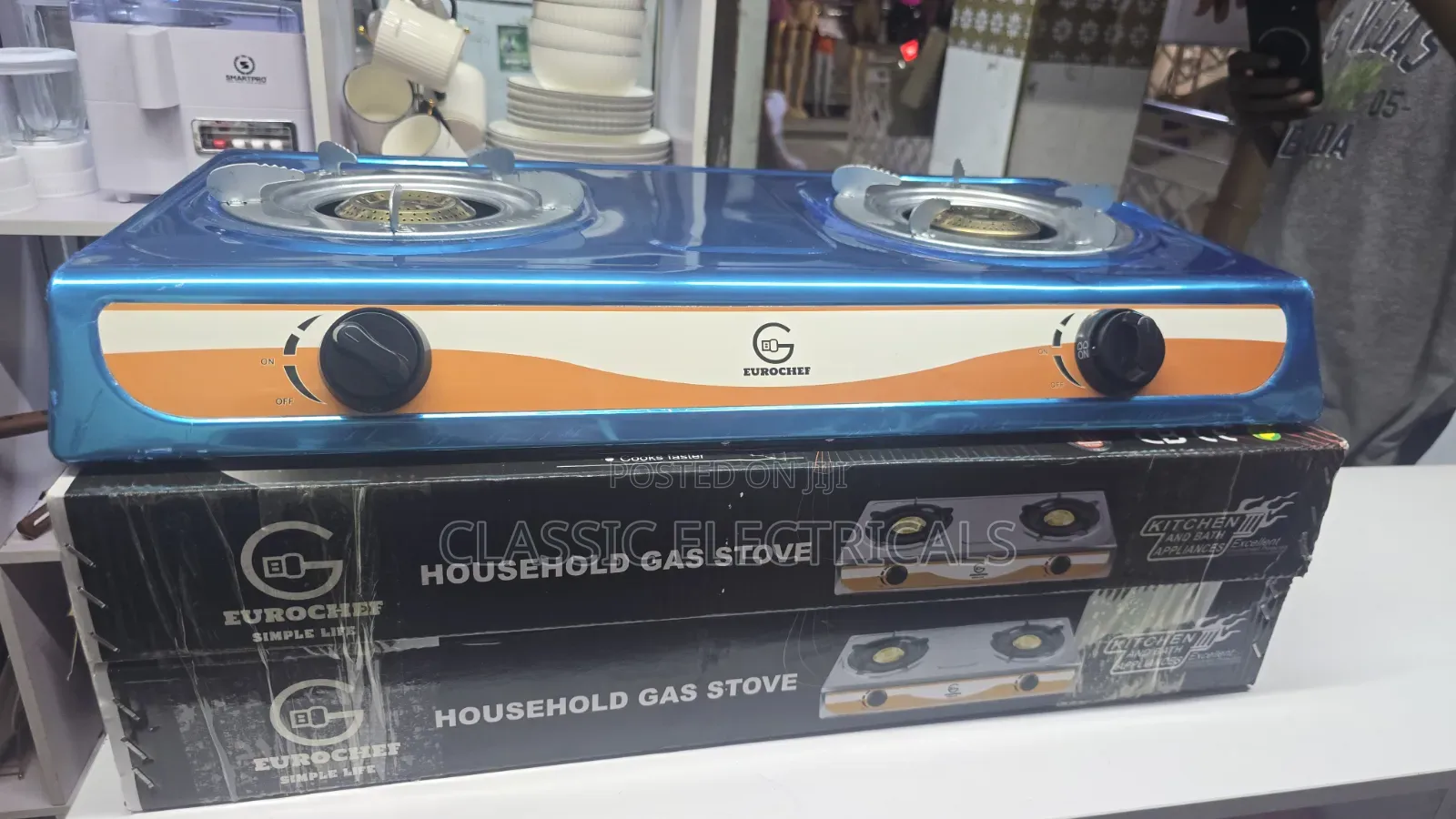 2 Burners Table Top Stainless Steel Gas Stove at Sh1599