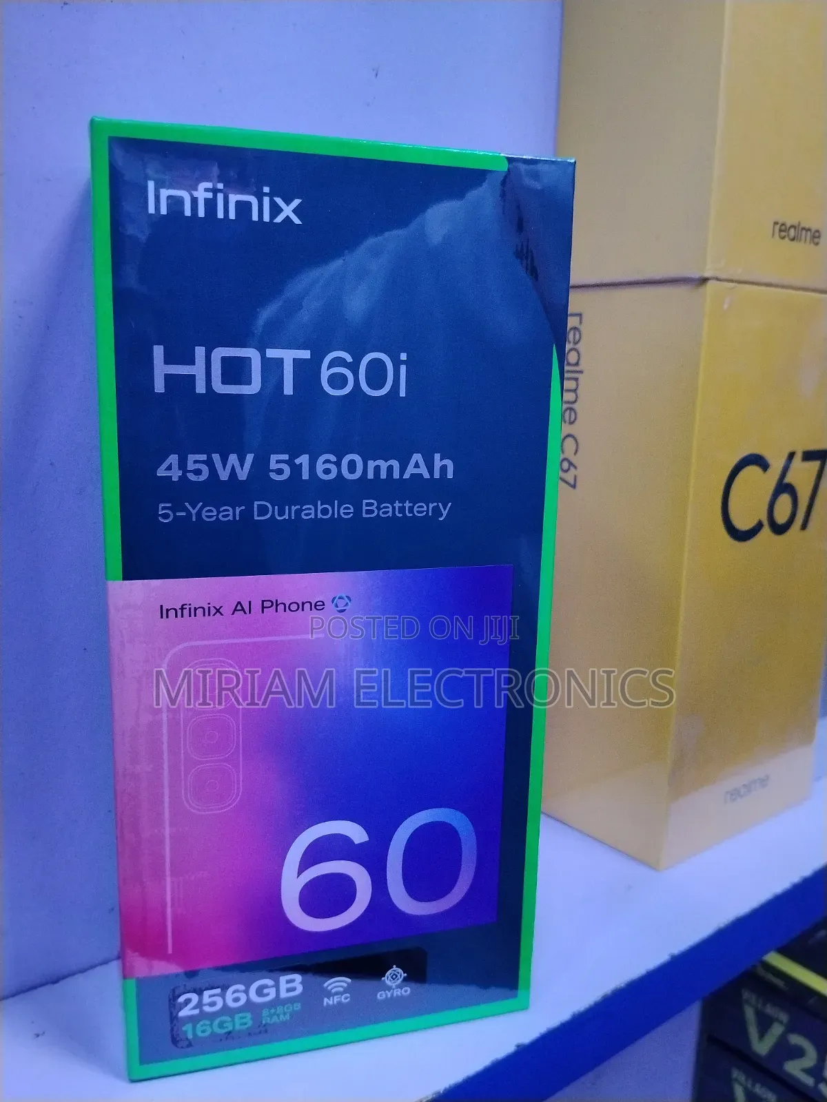 New Infinix Hot 60i 256 GB Gray