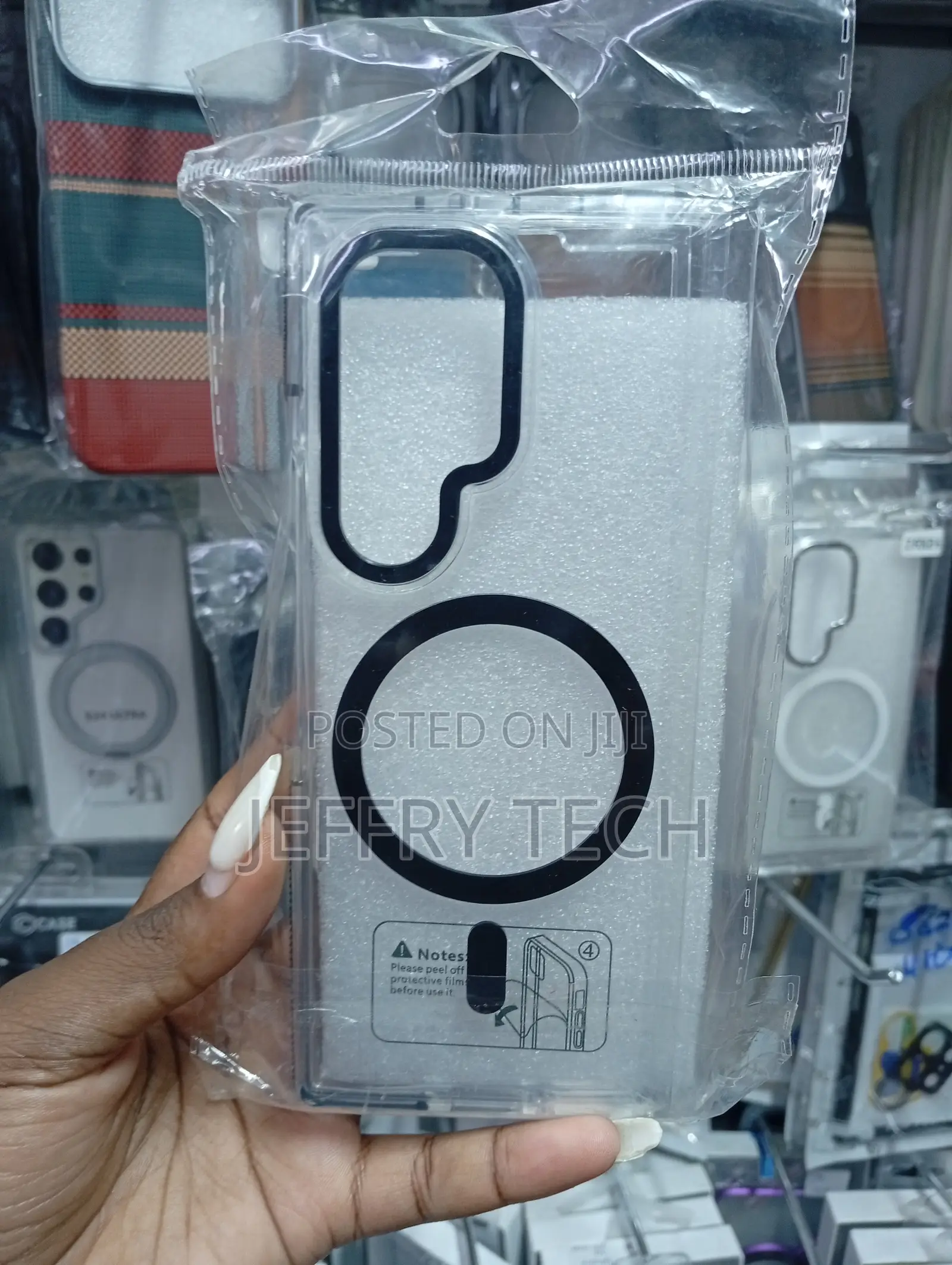 Transparent Magsafe-Compatible Phone Case