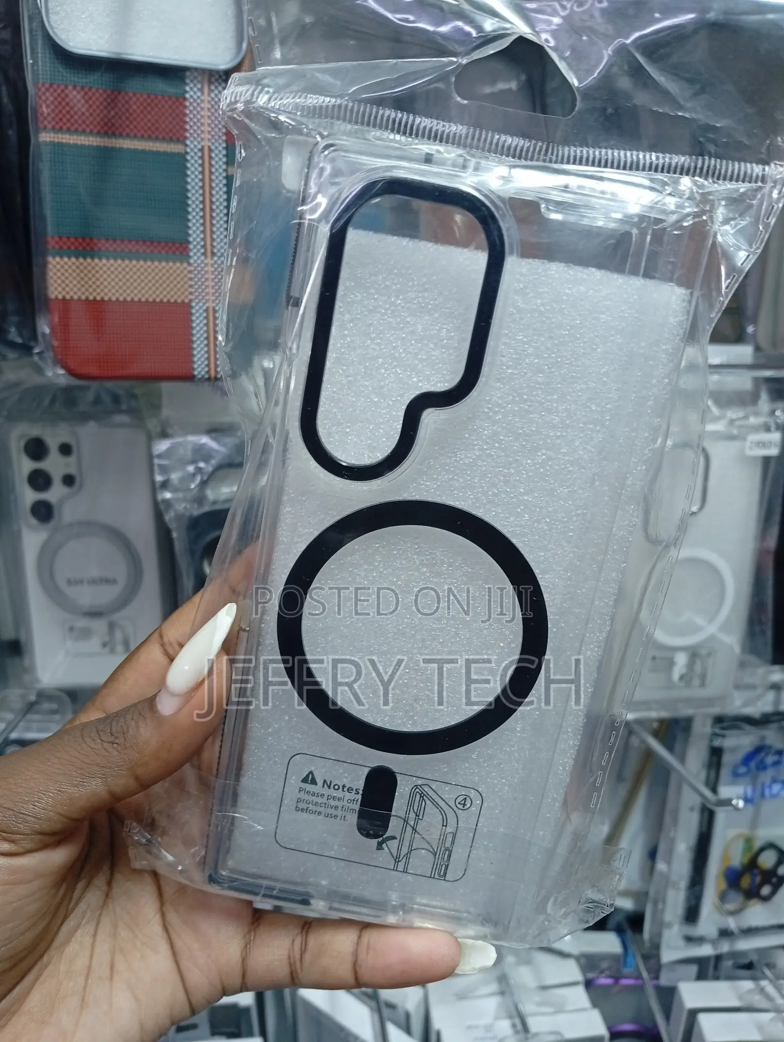 Transparent Magsafe-Compatible Phone Case