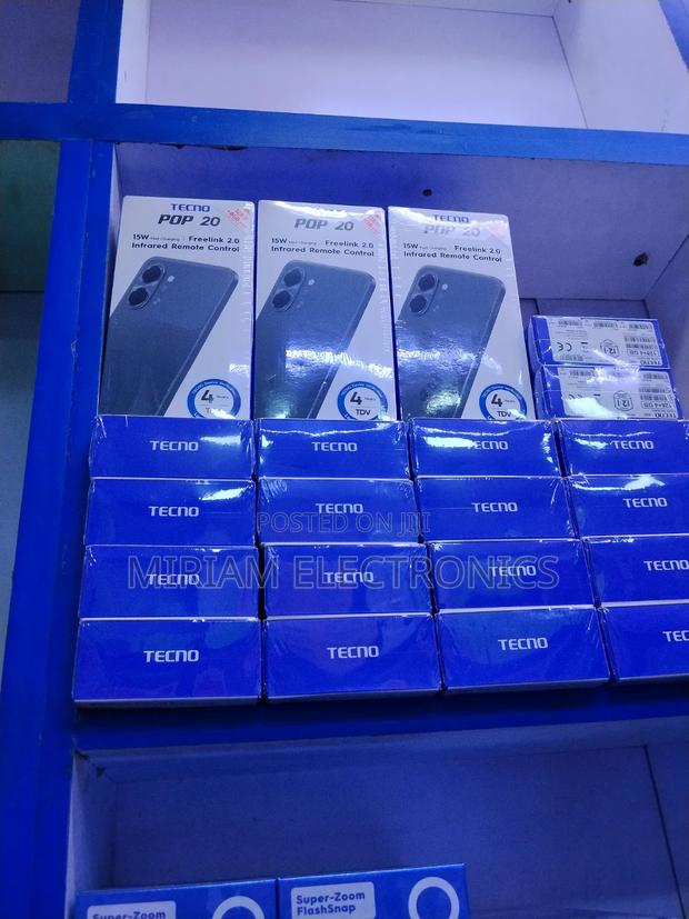 New Tecno Pop 20 64 GB Black - thumbnail 3