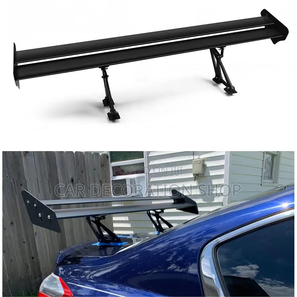 Universal Rear Gt Double Deck Style Wing Spoiler
