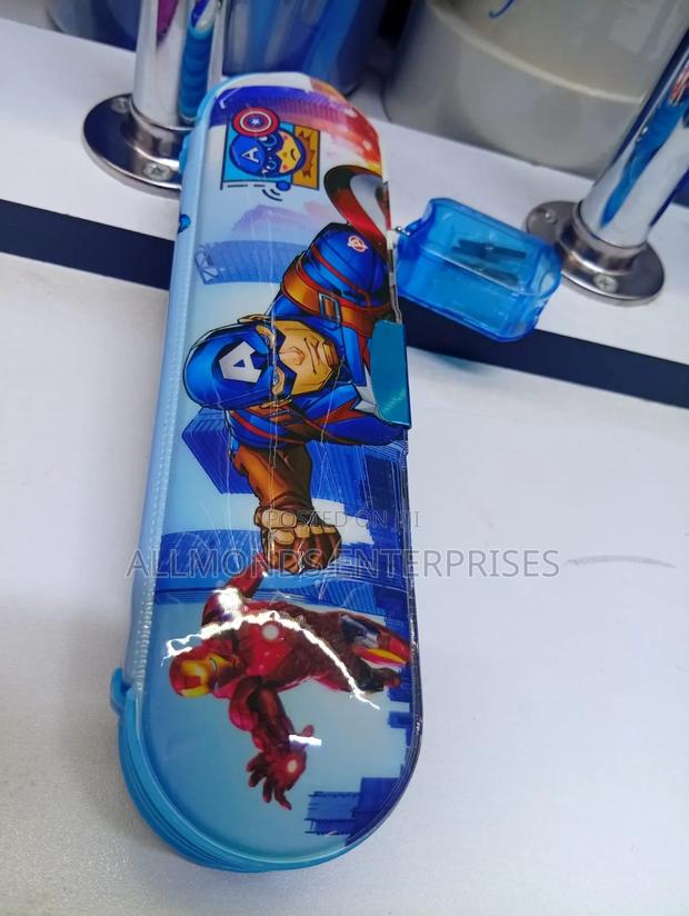 Pencil Pouch/Pencil Case With Plastic Sharpener - thumbnail 3