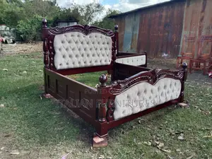Brown/Cream Morket Bed