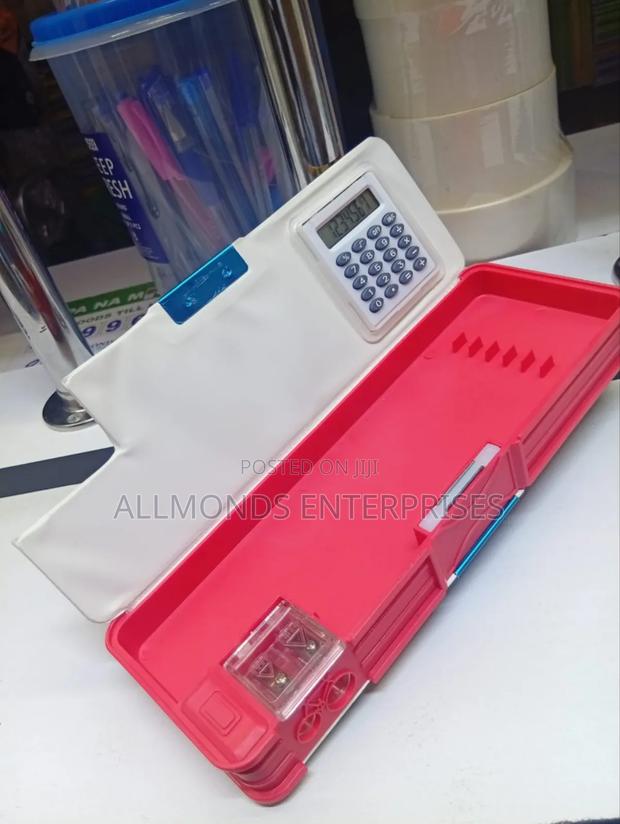 Pencil Pouch/Case With Inbuilt Calculator and Sharpener - thumbnail 2