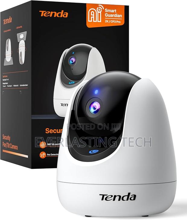 Tenda Cp3 Pro 3mp Security Pan/Tilt Camera