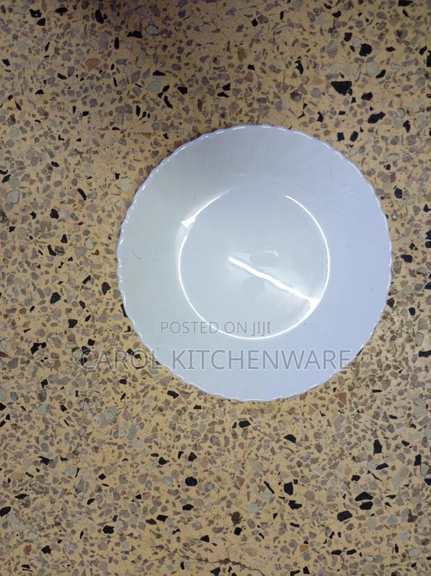 6 Pc Glass Side Plate/ 6 Pc Glass Desert Plate