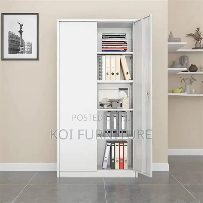 Office Cabinet; One Stop Executive Cabinet With Adjustable Shelves