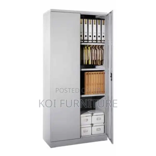 Office Cabinet; One Stop Executive Cabinet With Adjustable Shelves
