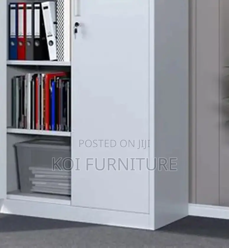 Office Cabinet; One Stop Executive Cabinet With Adjustable Shelves