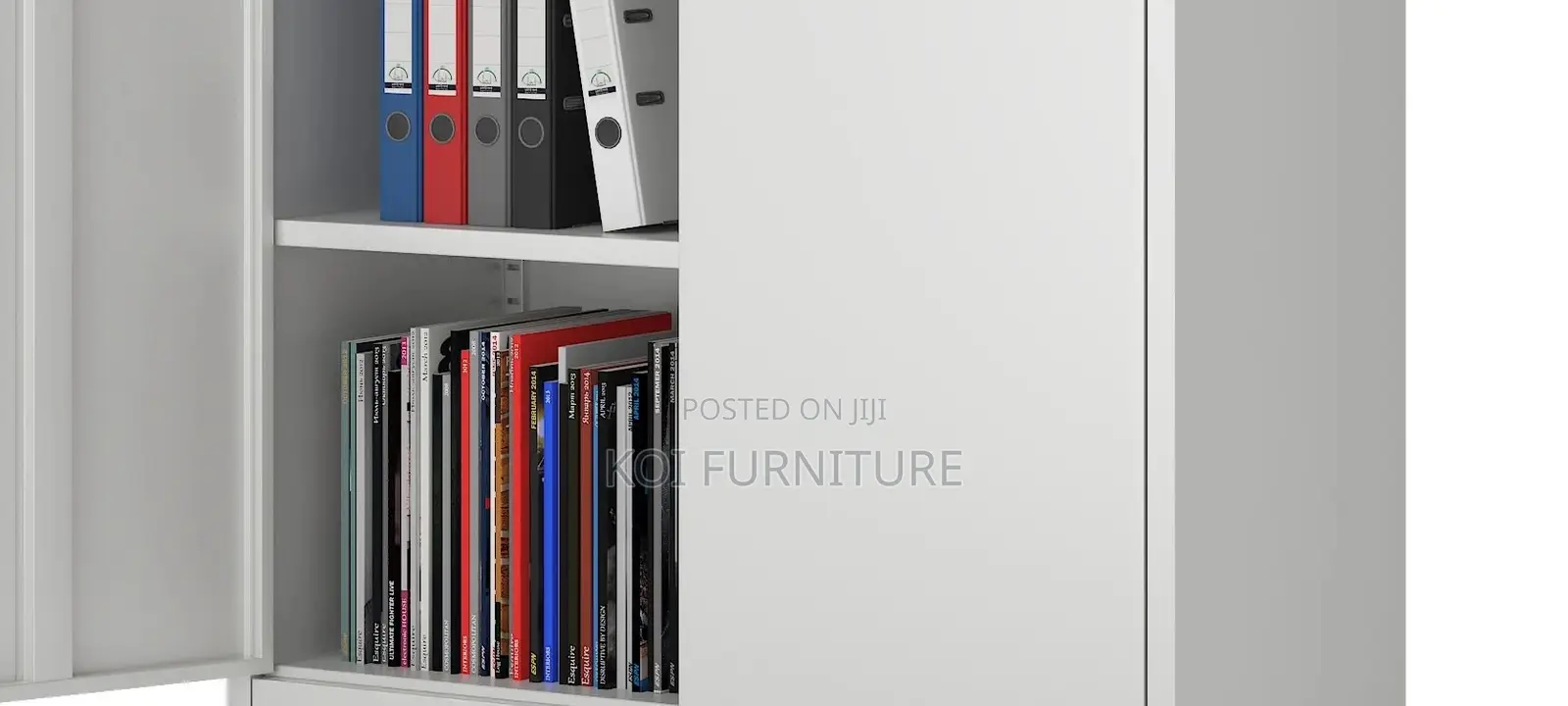 Office Cabinet; One Stop Executive Cabinet With Adjustable Shelves