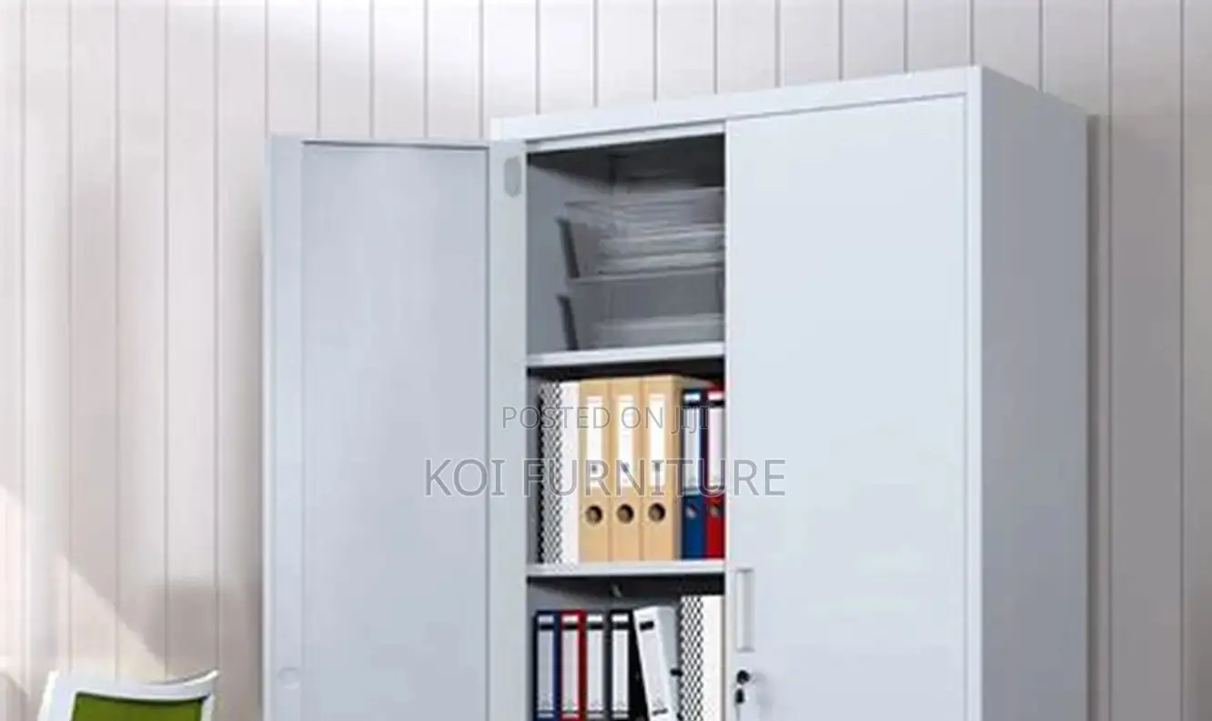 Office Cabinet; One Stop Executive Cabinet With Adjustable Shelves