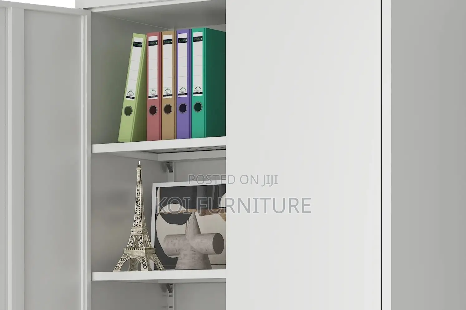 Office Cabinet; One Stop Executive Cabinet With Adjustable Shelves