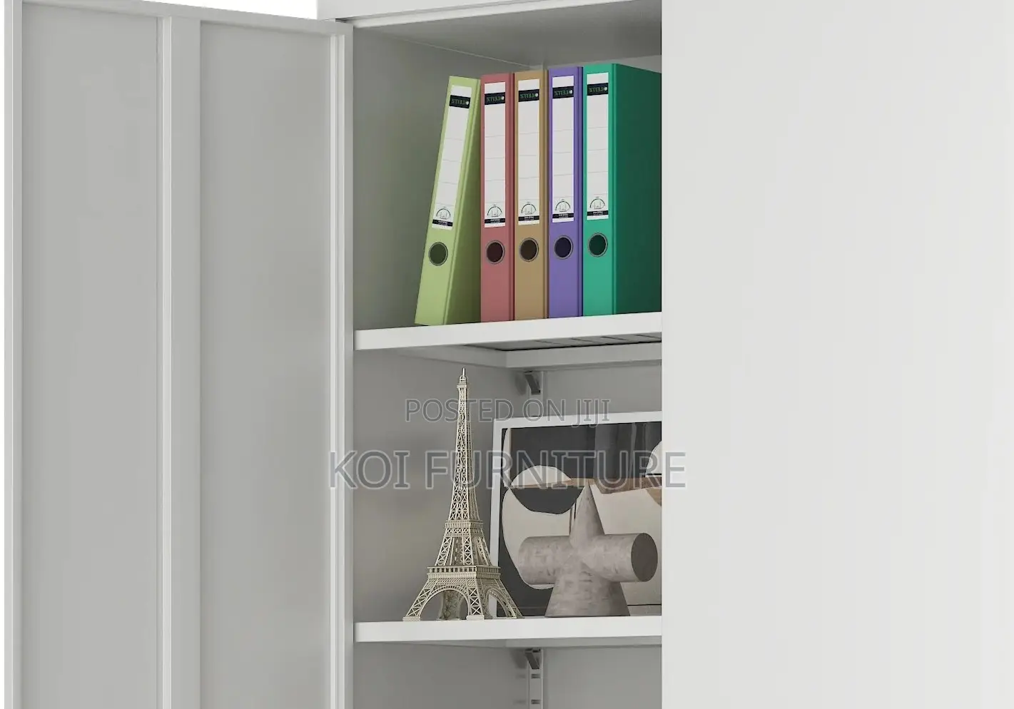 Office Cabinet; One Stop Executive Cabinet With Adjustable Shelves