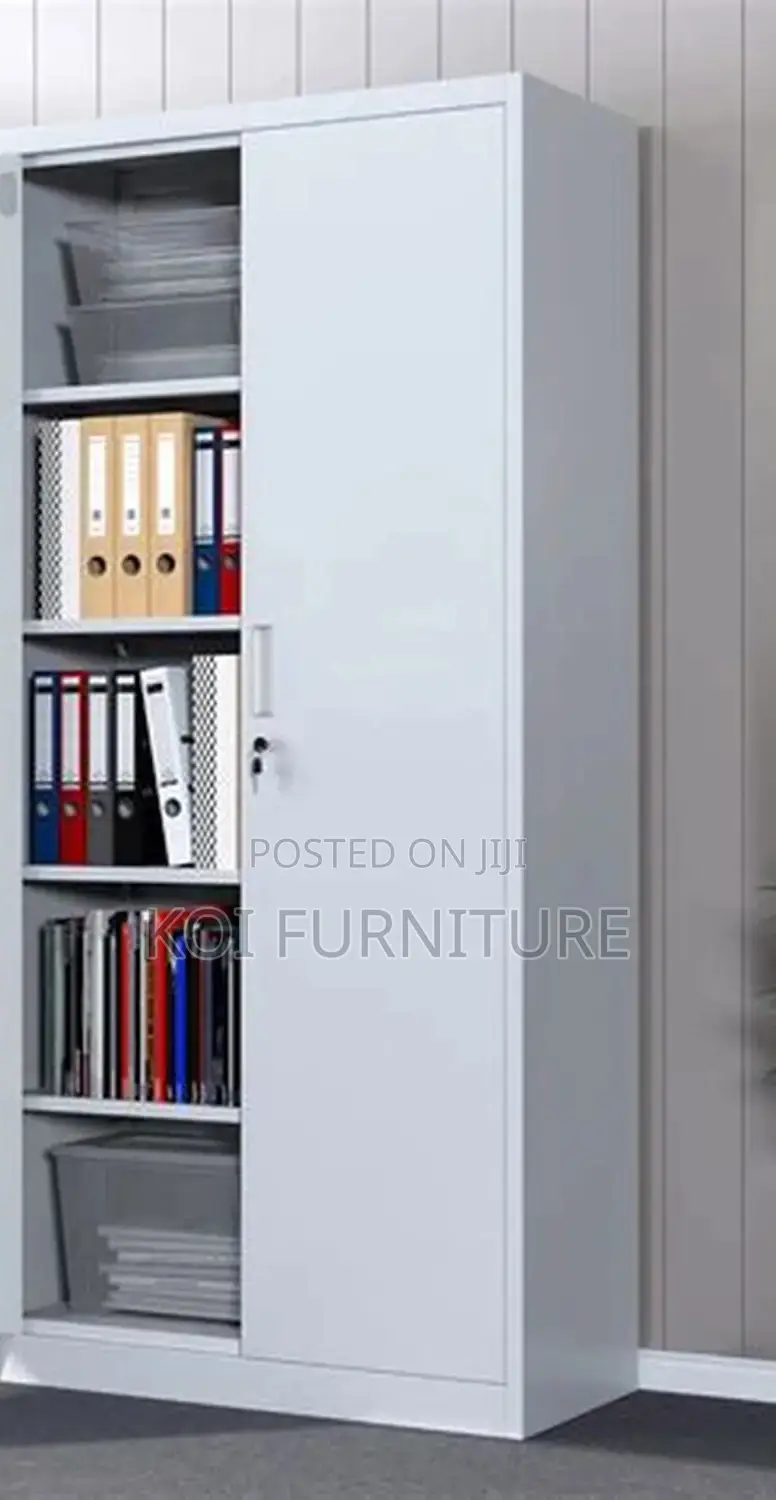 Office Cabinet; One Stop Executive Cabinet With Adjustable Shelves