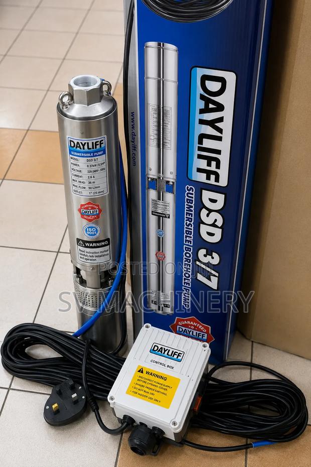 Heavy Duty Dayliff 0.5hp Electric Submersible Water Pump