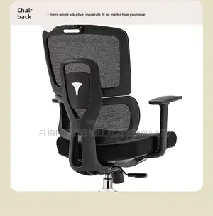 Mesh Staff Lumbar Support Ergonomic Chair