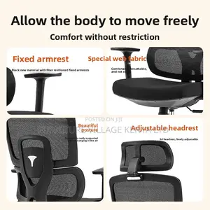 Mesh Staff Lumbar Support Ergonomic Chair