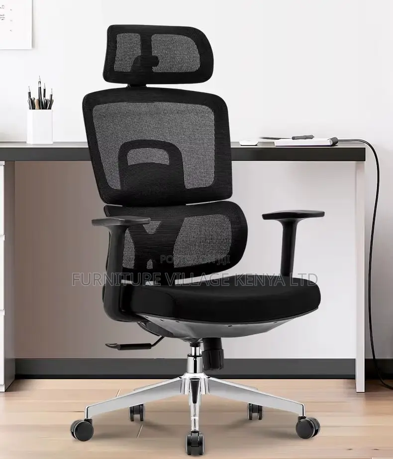 Mesh Staff Lumbar Support Ergonomic Chair