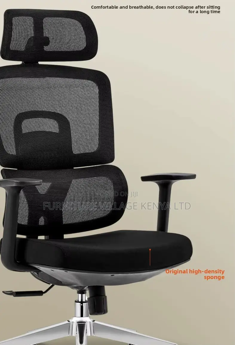 Mesh Staff Lumbar Support Ergonomic Chair
